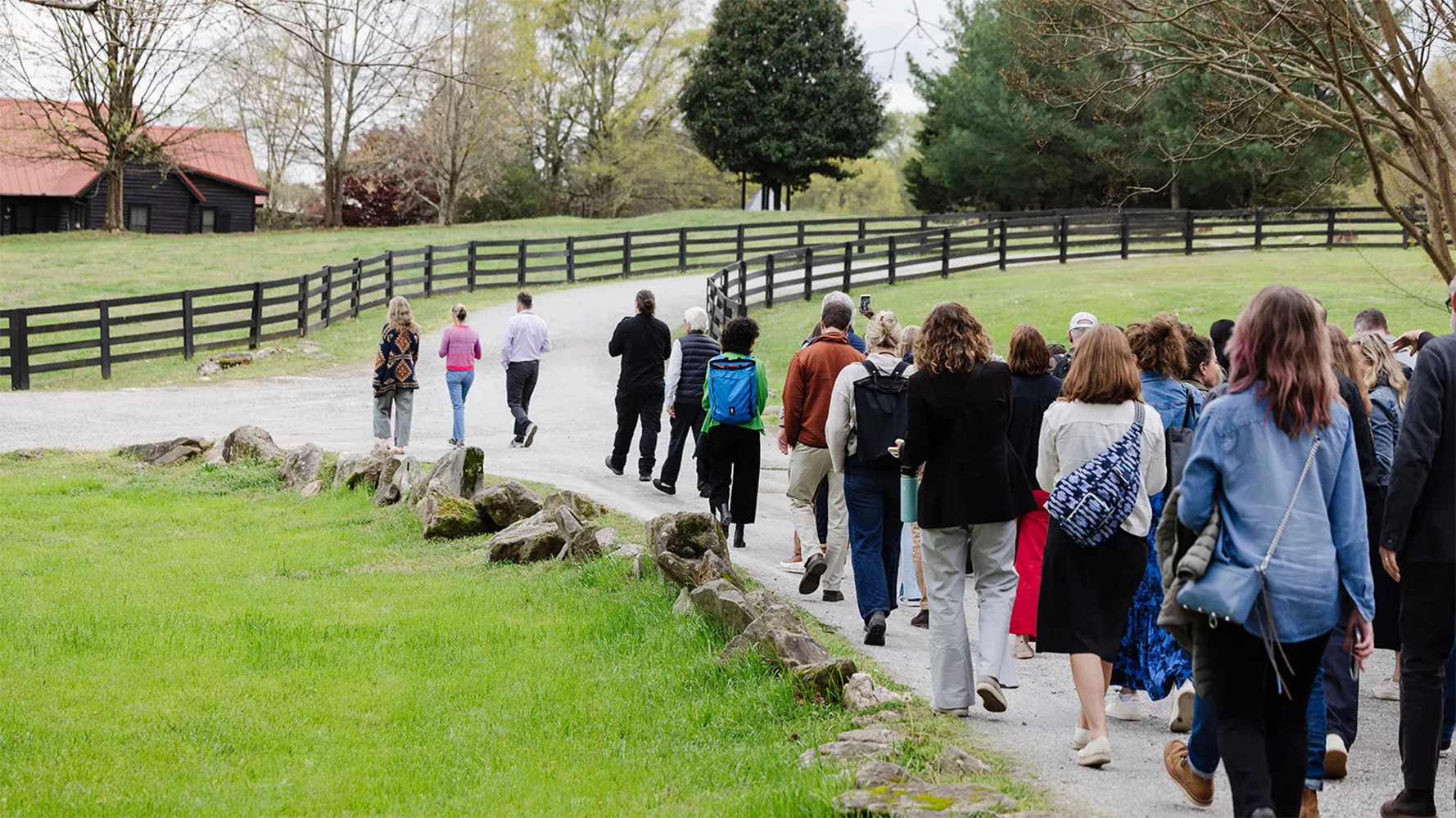 Attendees of Biophilia Summit at Serenbe